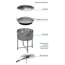 850,00 €F.A.R.H. Snc Di Bottacin Antonio & CChâtaignes 5 kgAvec la flamme du pilote