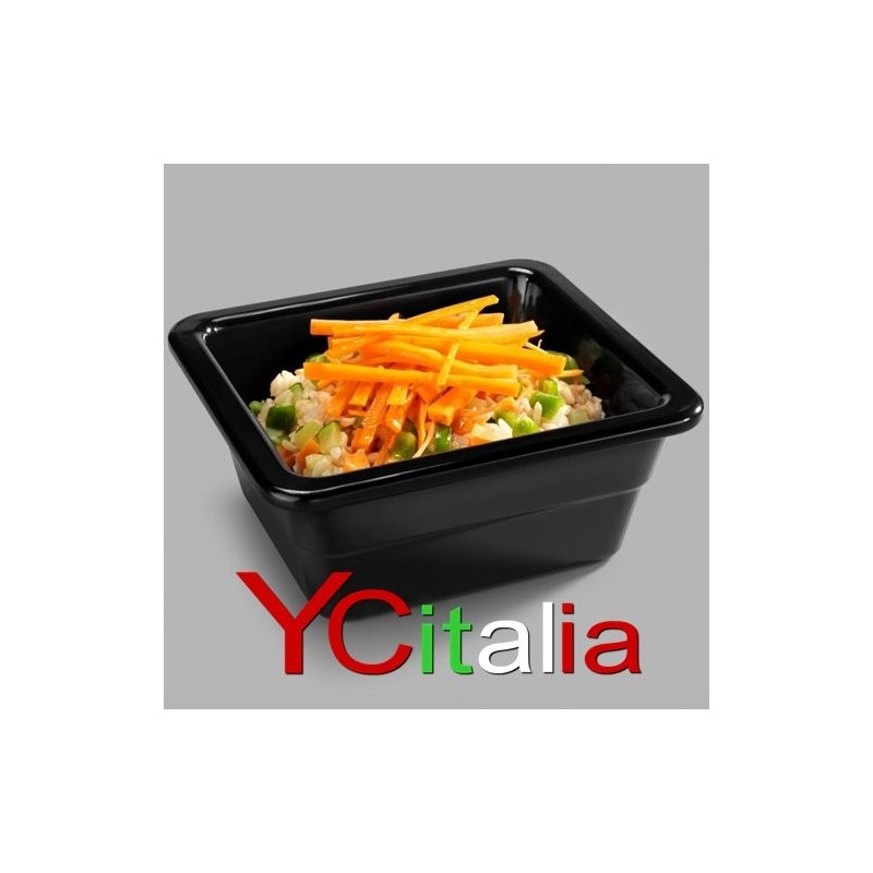 11,00 €F.A.R.H. Snc Di Bottacin Antonio & CBacinelle 1/6 GN gastronorm melamine noirBacinelle Melamina noir