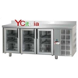 Tavolo refrigerato 3 porte con alzatinaTN