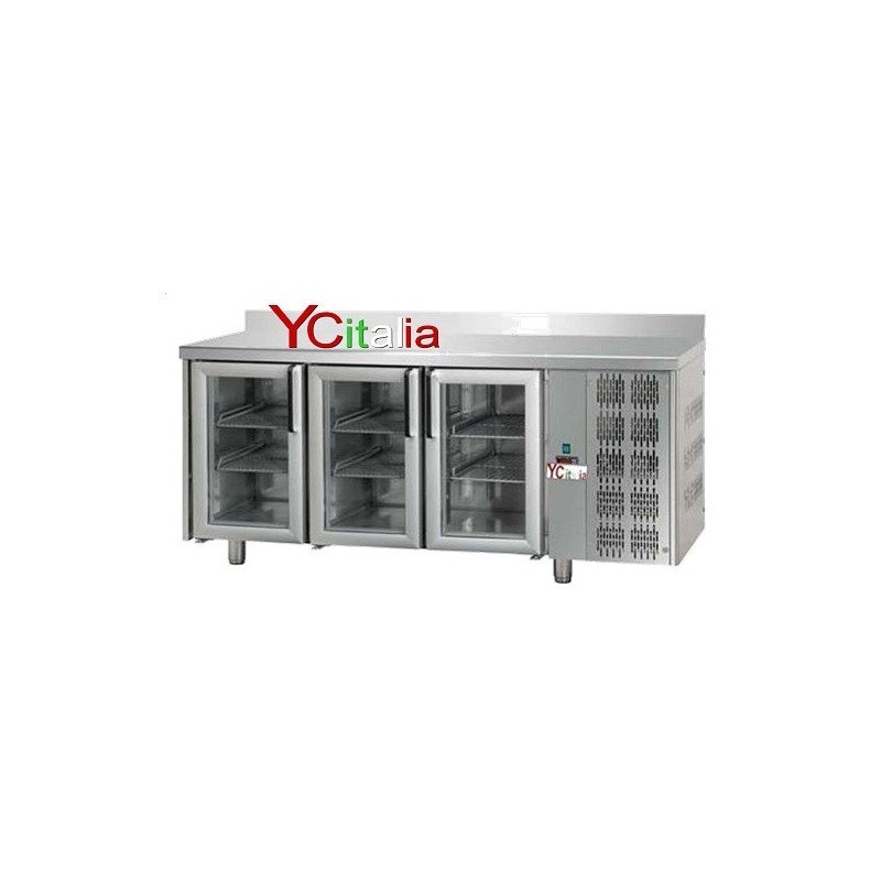 Tavolo refrigerato 3 porte con alzatinaTN