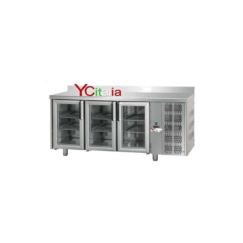 Tavolo refrigerato 3 porte con alzatinaTN