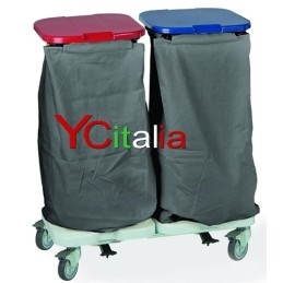 Carrello per la pulizia Trisac Alu 2