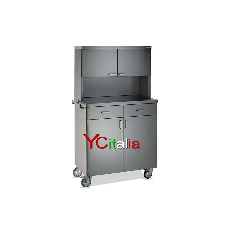 Panadore mobile di servizio Polar 2ch|Panadore in acciaio