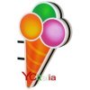 Cono gelato luminoso  cm 80 x  47 h|Insegne luminose