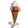 Conogelato diam. base 40 / cm 60- 210 h|Cono in 3D