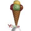 Conogelato diam. base 40 / cm 60 x H. 205|Cono in 3D