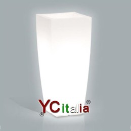 Vaso fiori illuminato per arredo H 70
