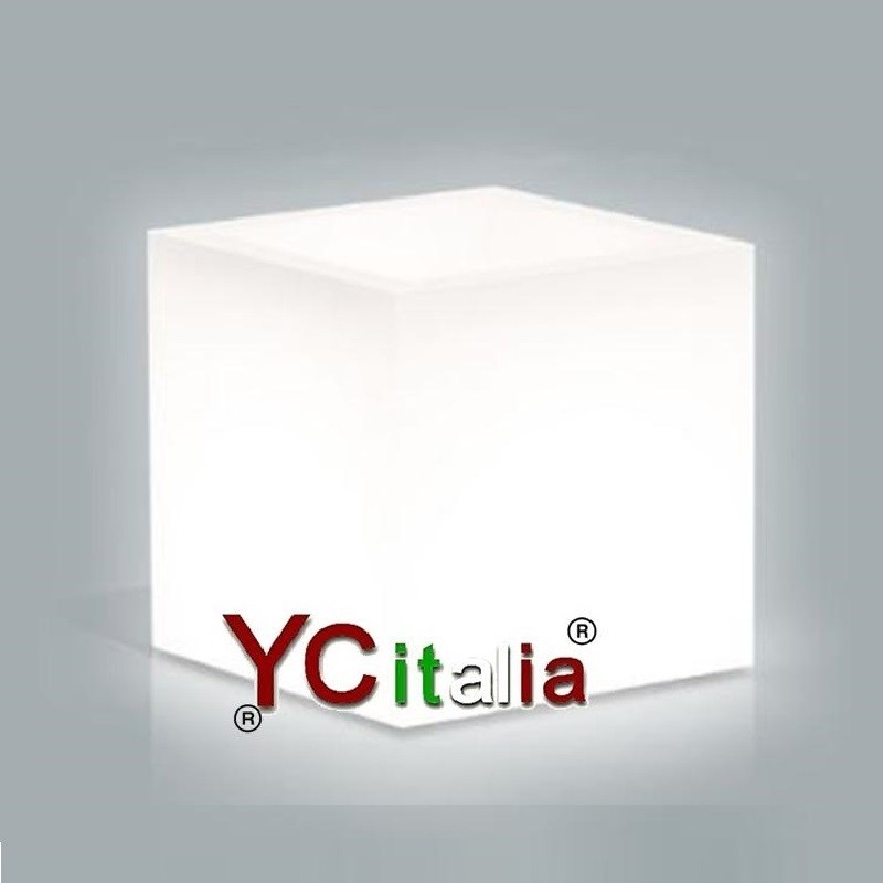 Vaso cubico illuminato per piante|Fioraie a led