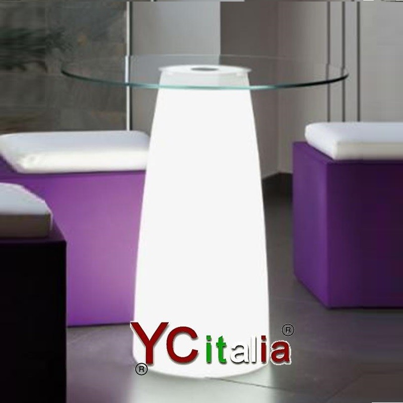 Tavolo a LED multicolor con batteria|Tavoli a led