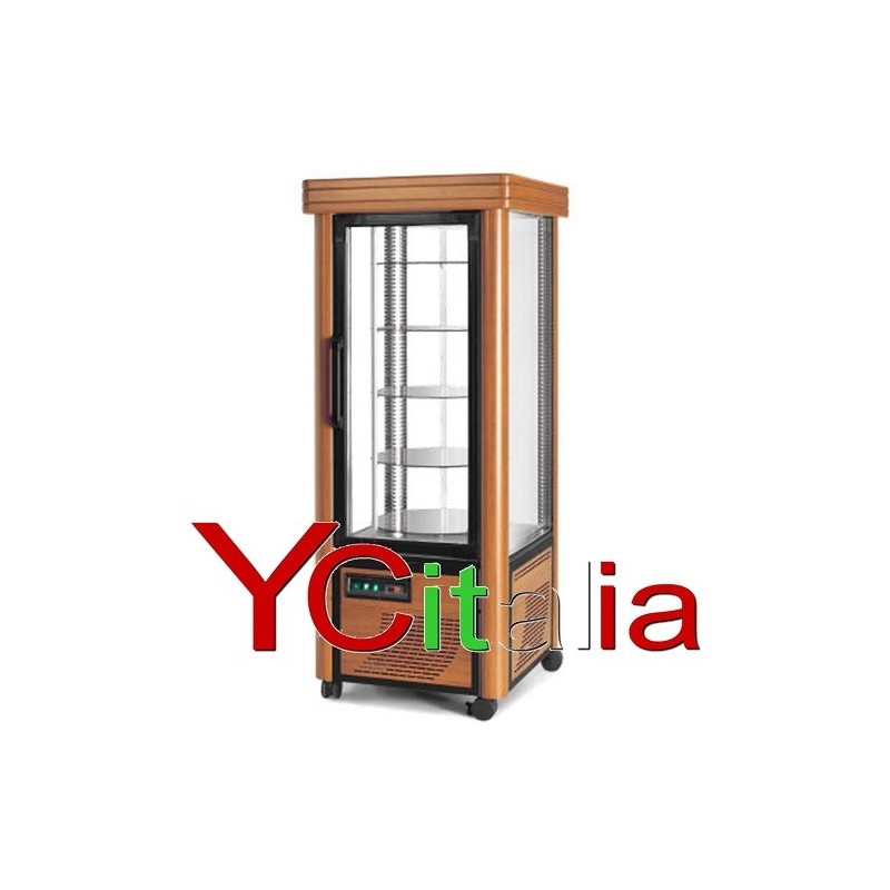 Vetrina in legno per torte 75x75x186 h