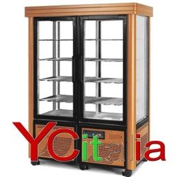 Vetrina in legno per dolci 132x75x186 h