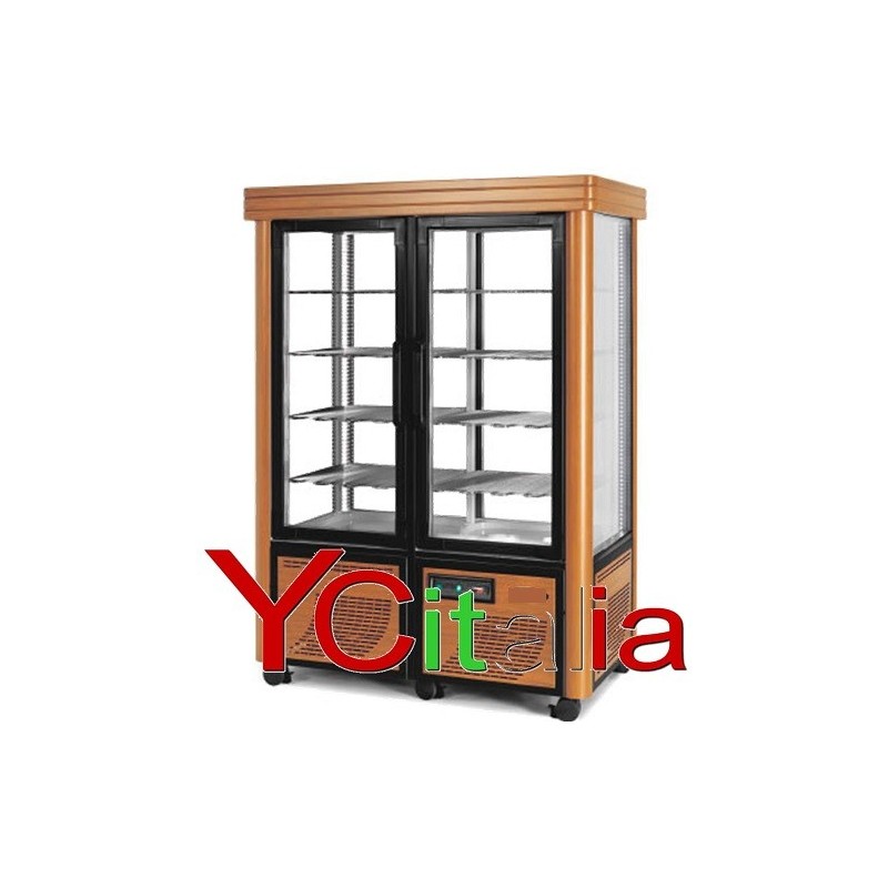 Vetrina in legno per dolci 132x75x186 h