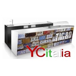 Stampa digitale per banco bar da 3,5 mt