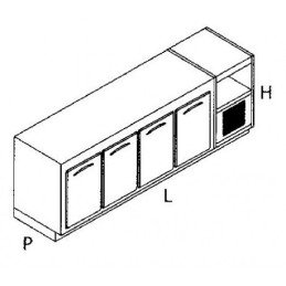 Cella bar 750 ventilata