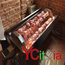 Cuociporchetta con girarrosto|Macchina cuociporchetta