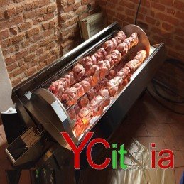 Cuociporchetta con girarrosto