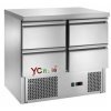 Saladette con 4 cassetti 900x700x850|Saladette refrigerate a 2 porte