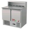 Saladette 900x700x1080 h690,00 €690,00 €Saladette refrigerate a 2 porteF.A.R.H. Snc Di Bottacin Antonio & C