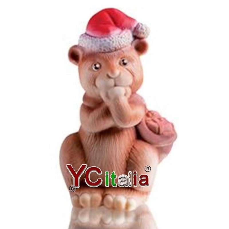 Stampo silicone orsetto babbo natale