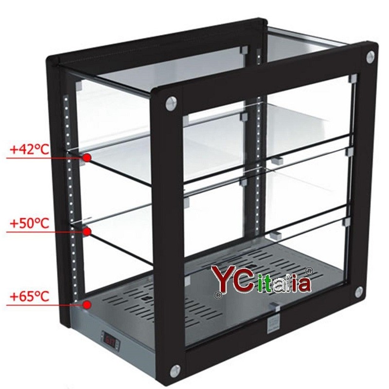 Vetrina calda a led 575x340x610 h