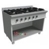 Cucina 6 fuochi a gas professionale