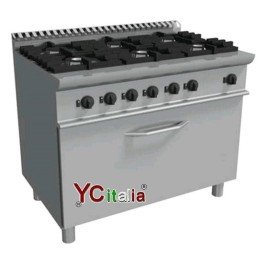 Cucina 4 fuochi con forno a gas professionale1.851,00 €1.851,00 €Cucine con forno gasF.A.R.H. Snc Di Bottacin Antonio & C