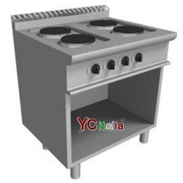 Cucina 4 piastre con forno elettrico ventilato2.500,00 €2.500,00 €Piastra tondaF.A.R.H. Snc Di Bottacin Antonio & C