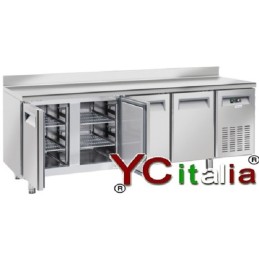 Tavolo refrigerato 4 porte inox professionale1.433,00 €Banchi refrigerati in acciaio profondita 600F.A.R.H. Snc Di Bottacin Antonio & C