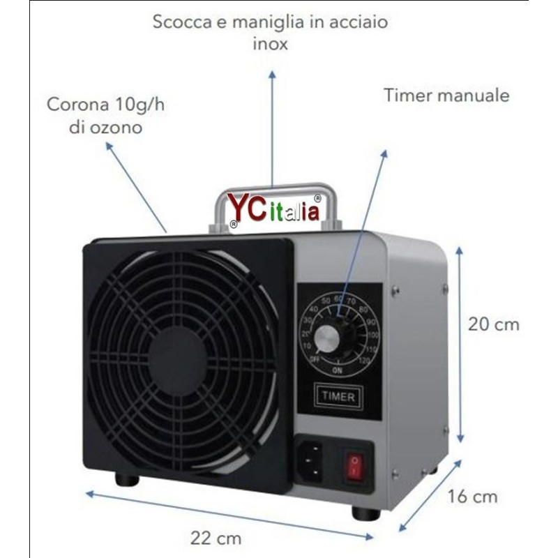 Generatore di ozono380,00 €380,00 €Ambiente & SanificazioneF.A.R.H. Snc Di Bottacin Antonio & C