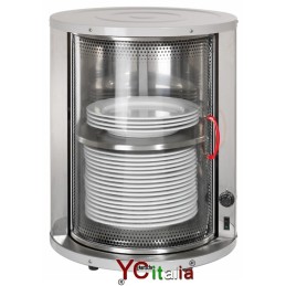 Scaldapiatti compatto in acciaio inox