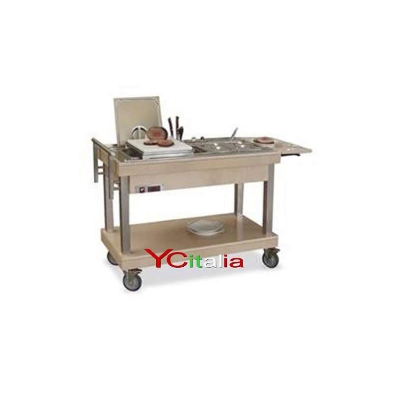 Carrello Bolliti bagnomaria Artemide BM P|Carrelli n legno per bolliti