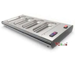 copy of Piano caldo bagnomaria inox 4 g/n 1/3