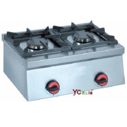 Cucina  2 fuochi  4,5 + 4,5 kw