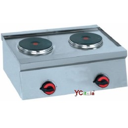 Cucina 2 fuochi 2+2 kw