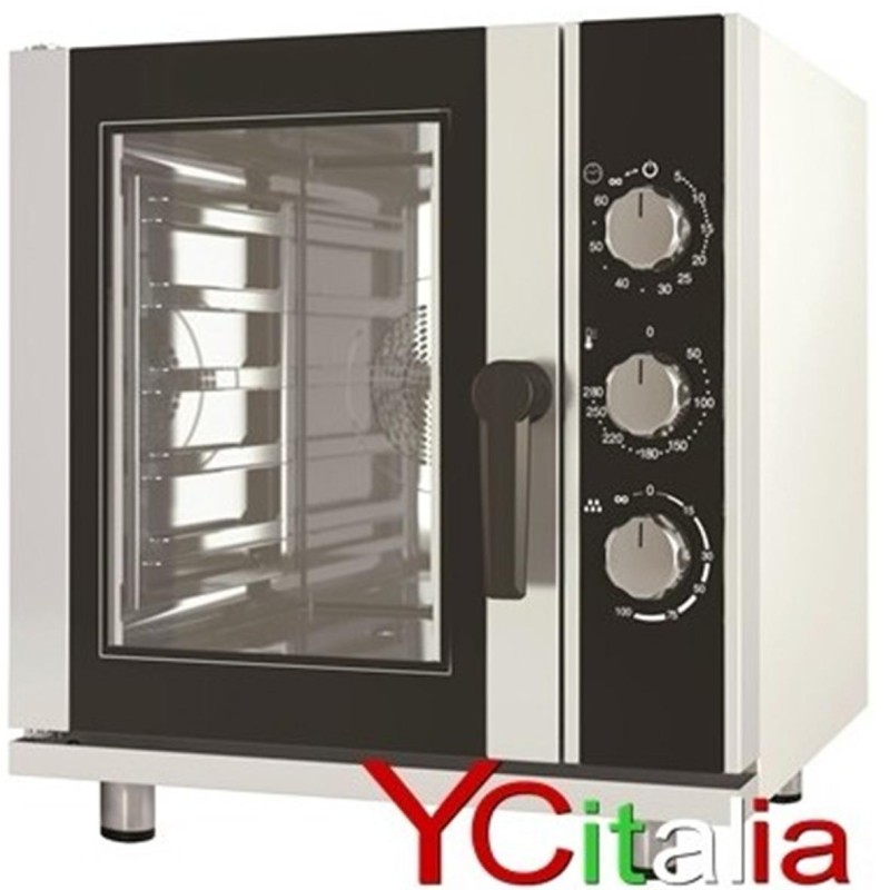 Forno 5 teglie 2/3 meccanico con vapore diretto