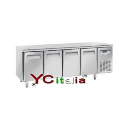 Tavolo refrigerato 4 porte con alzatina professionale1.530,00 €Banchi refrigerati in acciaio profondita 600F.A.R.H. Snc Di Bottacin Antonio & C