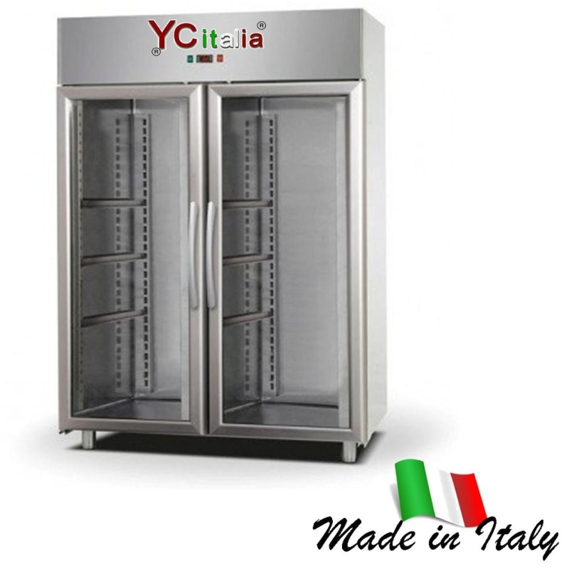 Congelatore con porte a vetro 1400 lt BT per pasticceria