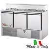 Saladette 3 porte con vetro curvo1.183,50 €1.315,00 €Saladette refrigerata a 3 porteF.A.R.H. Snc Di Bottacin Antonio & C