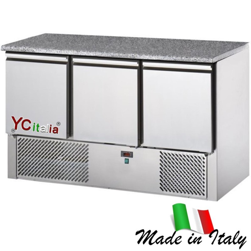 Saladette 3 porte con top in granito1.128,15 €1.253,50 €Saladette refrigerata a 3 porteF.A.R.H. Snc Di Bottacin Antonio & C