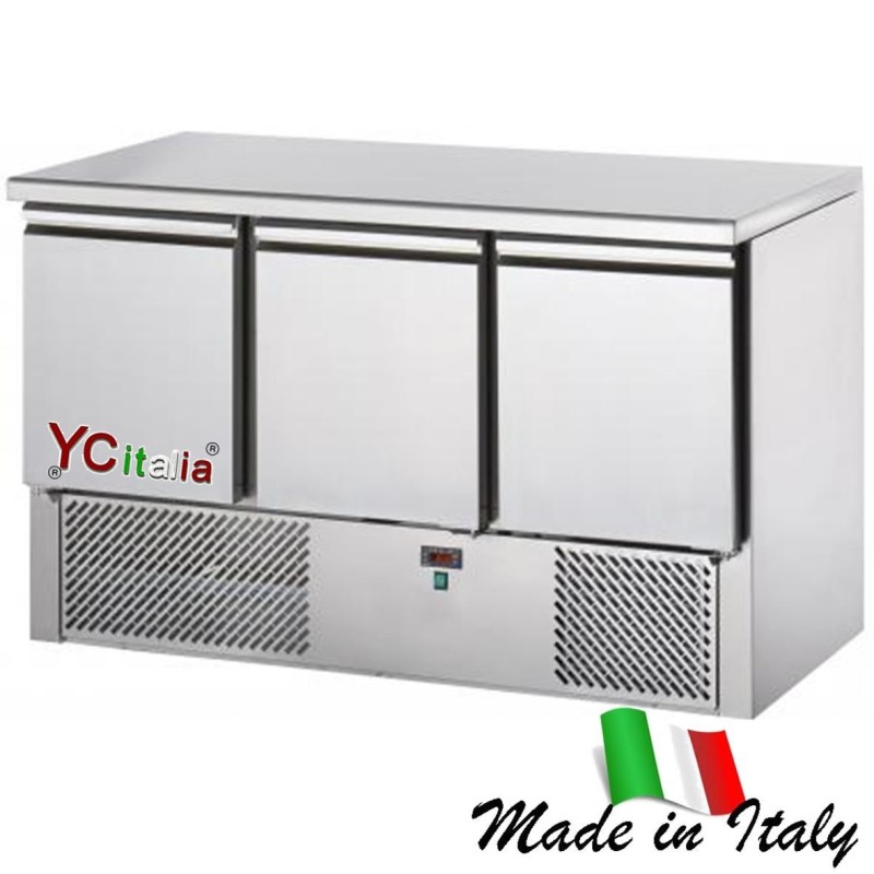 Saladette 3 porte top in acciaio1.223,50 €Saladette refrigerata a 3 porteF.A.R.H. Snc Di Bottacin Antonio & C