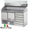 Saladette per pizzeria a 2 ante e cassettiera2.219,40 €2.466,00 €Saladette refrigerate a 2 porteF.A.R.H. Snc Di Bottacin Antonio & C