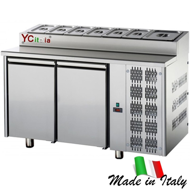 Tavolo refrigerato saladette 2 porte|Saladette refrigerate a 2 porte