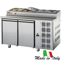 Tavolo refrigerato saladette 2 porte|Saladette refrigerate a 2 porte
