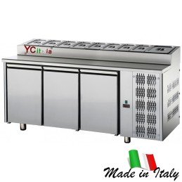 Saladette refrigerata 3 porte GN1/1 1365x700x1295h1.334,00 €1.334,00 €Saladette refrigerata a 3 porteF.A.R.H. Snc Di Bottacin Antonio & C