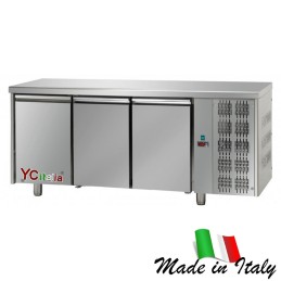 Tavolo refrigerato TN 3 porte piano liscio