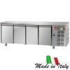 Tavolo refrigerato 4 porte piano liscio TN|Tavoli refrigerati inox 700 profondità