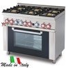 Cucina 6 fuochi forno a gas con grill