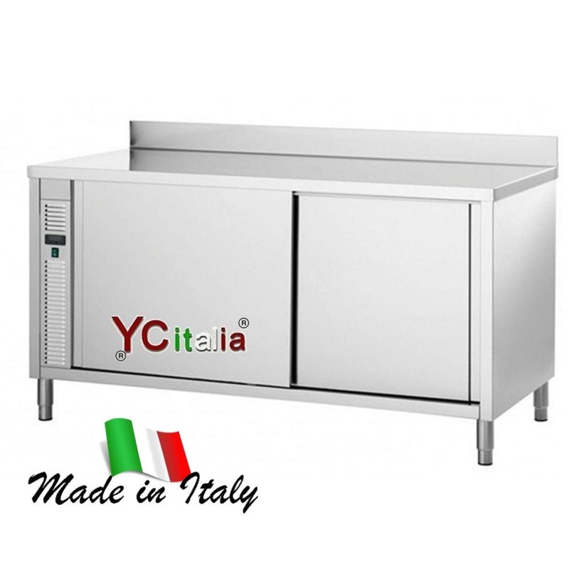 Tavolo inox caldo con alzatina p600719,00 €719,00 €Tavolo scaldapiattiF.A.R.H. Snc Di Bottacin Antonio & C