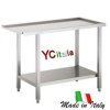 Table orcita lave-vaisselle 600x600x850/900 avec étagère, aisi 304/430