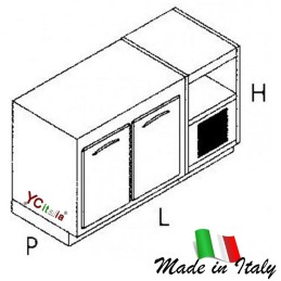 Cella bar statica profondità 670|Celle da incasso